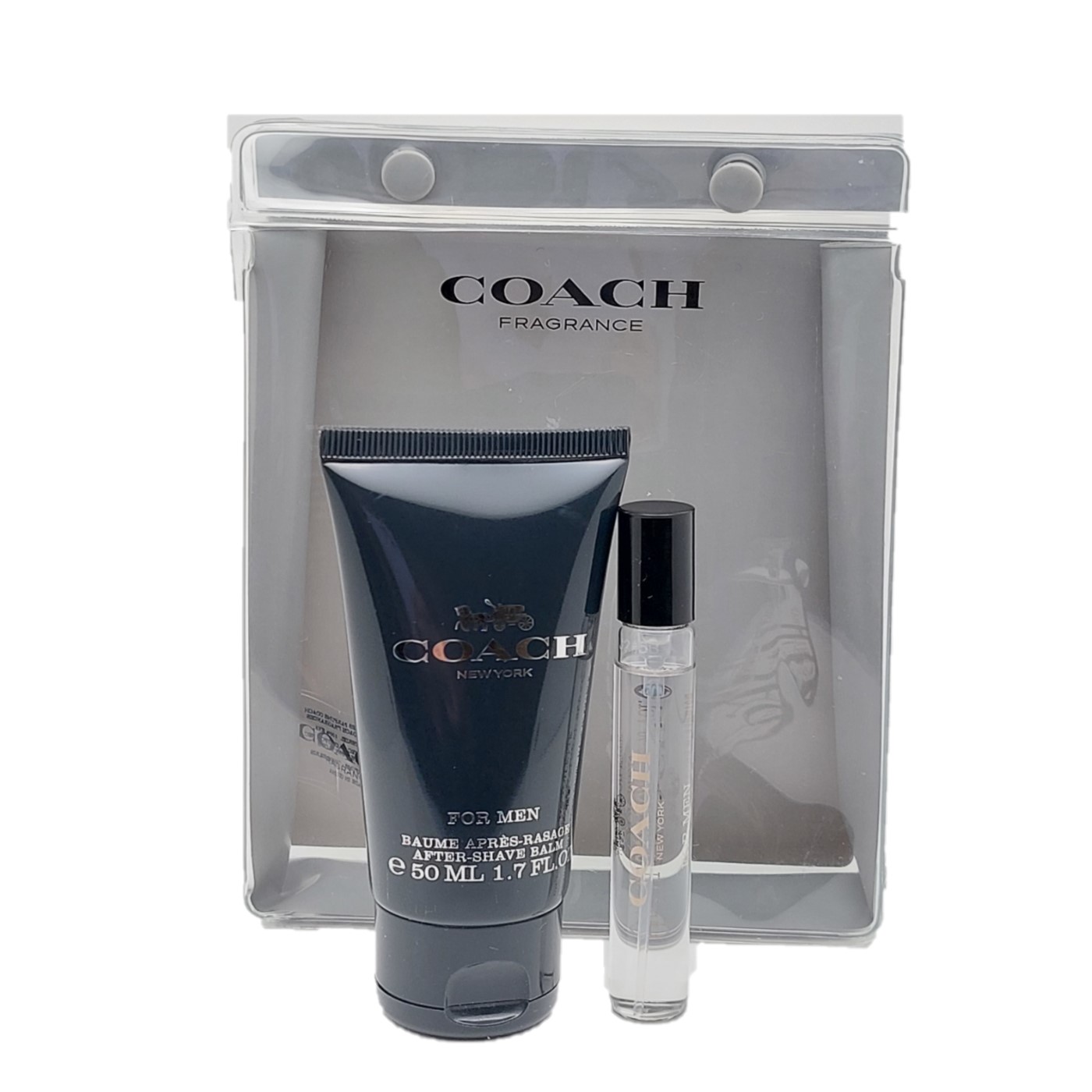 Coach For Men EDT 7.5ml + After Shave Balm 50ml+pouch