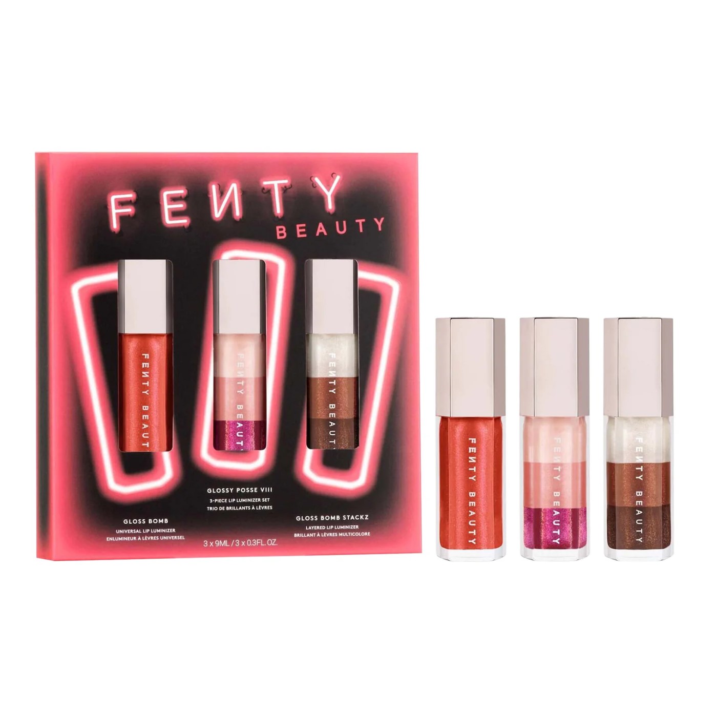 Glossy Posse VIII 3-Piece Lip Luminizer Set
